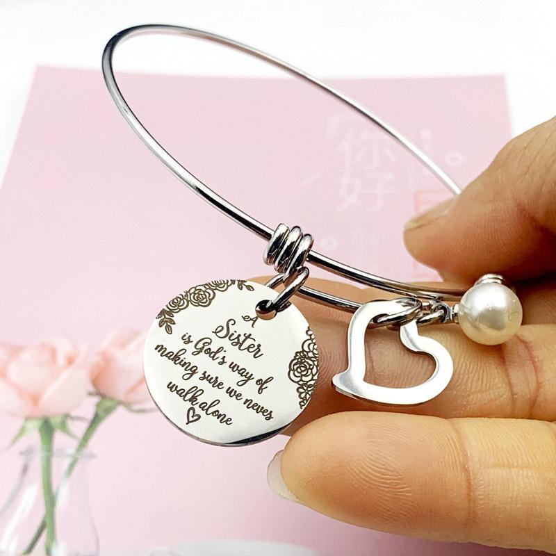 Never walk alone - Sister bracelet