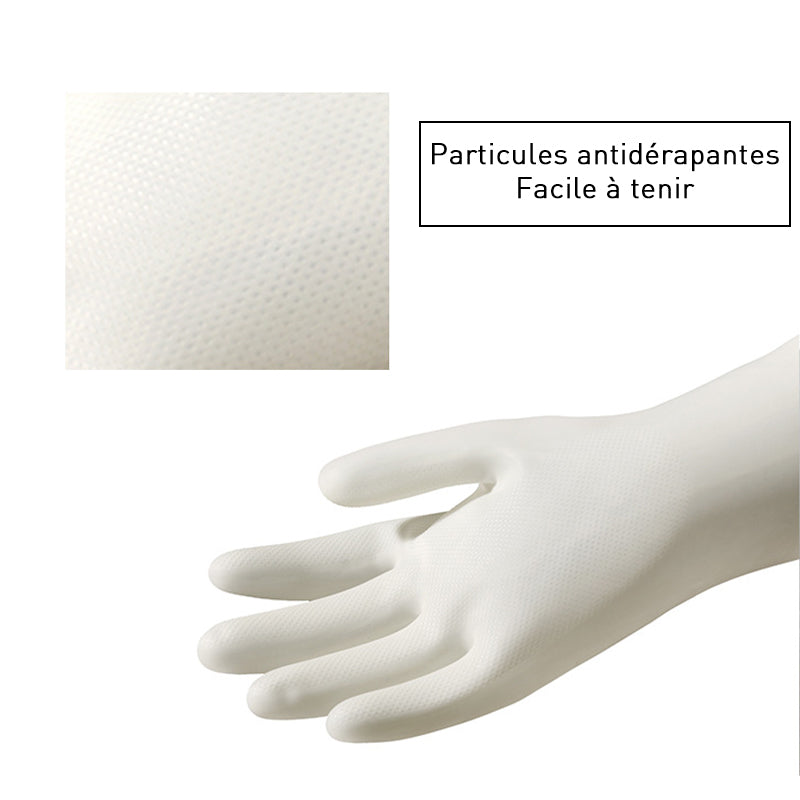 Robust velvet kitchen gloves (4 pairs)