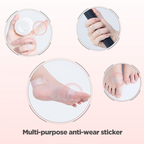 Invisible breathable protective heel pads, 1 roll, 5M