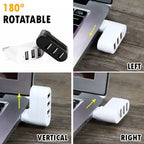 Mini rotatable 3-Port USB Hub