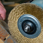 Steel Cable Polished Brush Head