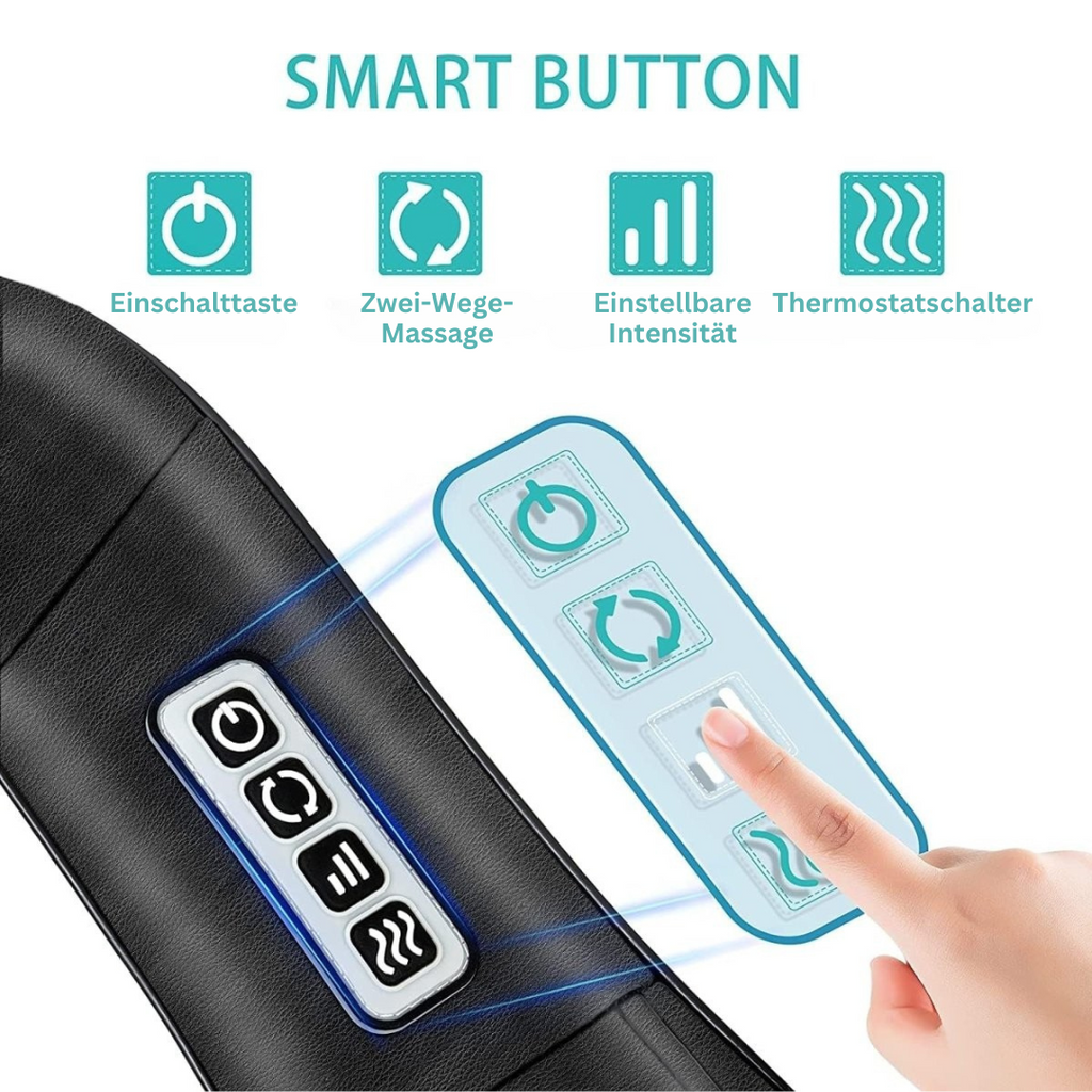 Shiatsu Massage Cushion with Infrared - FlowRelief