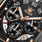 Olevs® Luminous Luxury Square Business Automatic Mechanical Watch