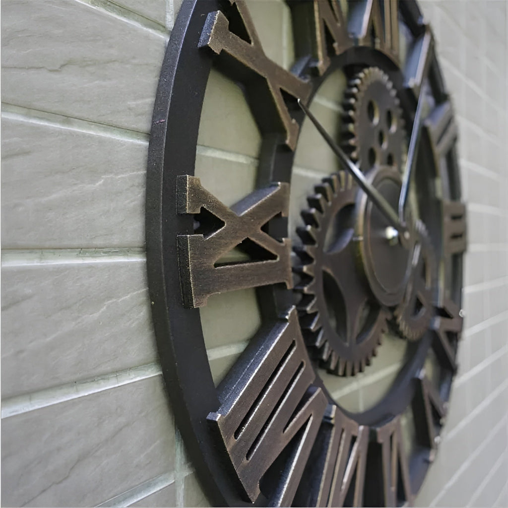 GearSphere Wall Clock in Gear Design