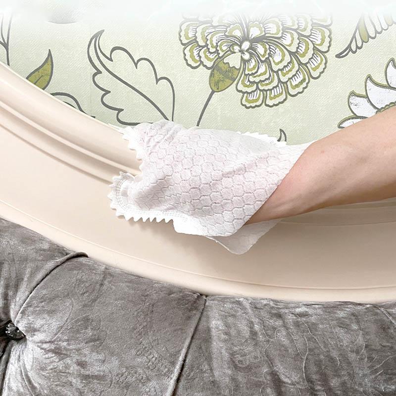 Fish scale cleaning dust gloves