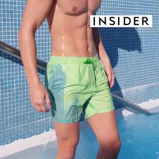 Color-changing Swim Shorts