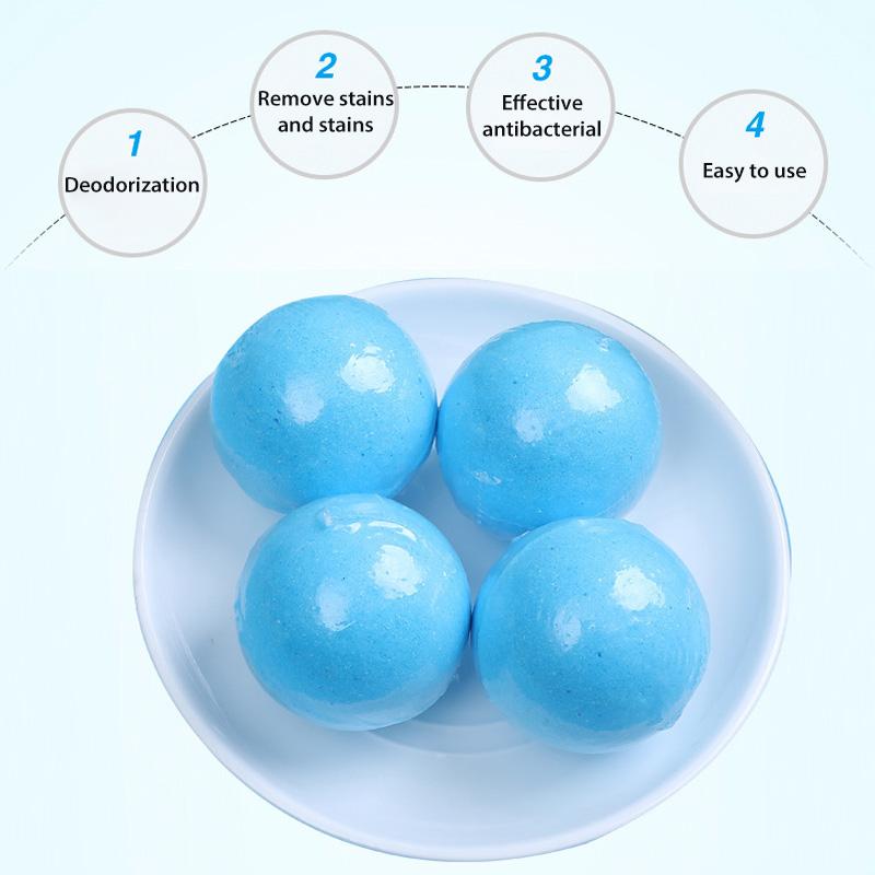 Toilet bombs bleaching agent, 4 pcs.