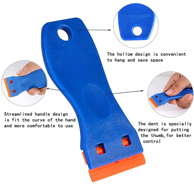 Multifunctional shovel for adhesive removal
