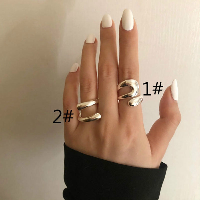 Drop Hoops Ring