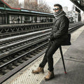 Portable Mini Folding Chair for Queuing Outdoors etc.