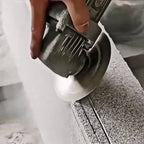 Galvanized diamond blade for cutting stone edges