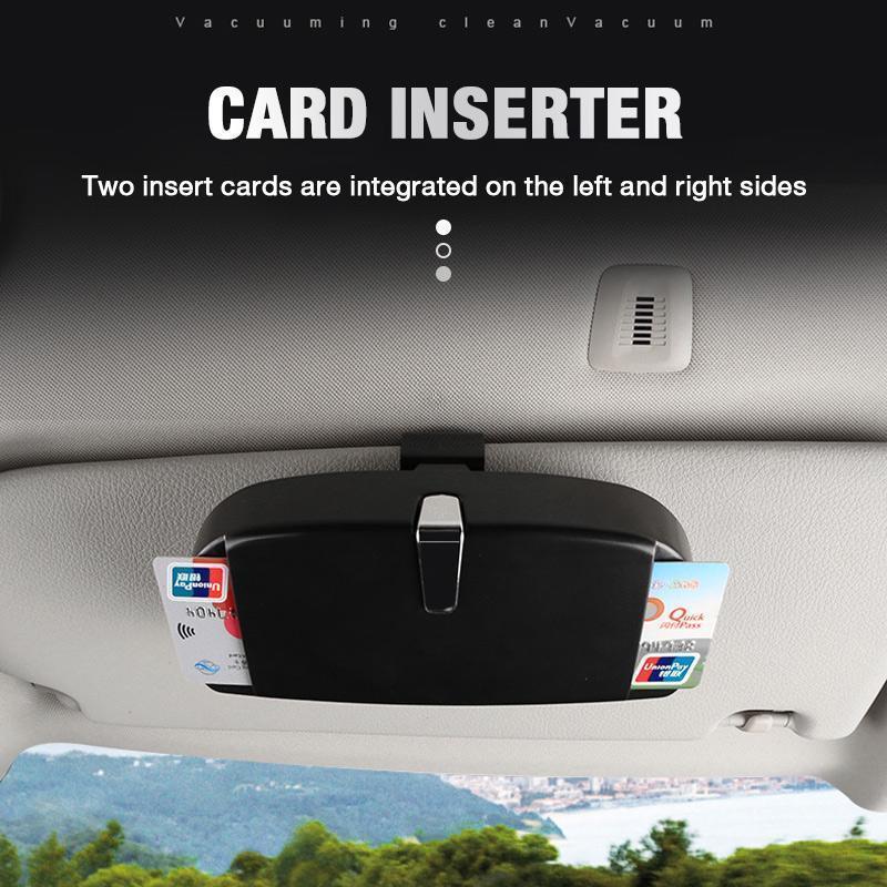 Universal sunglasses case for sun visor