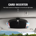 Universal sunglasses case for sun visor