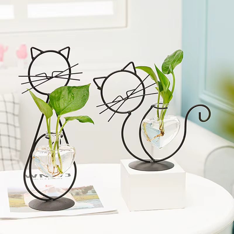 Creative Miniature Cat Shaped Plant Vase