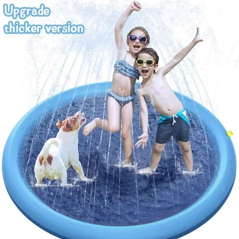 Interactive Water Mat for Dogs in Summer