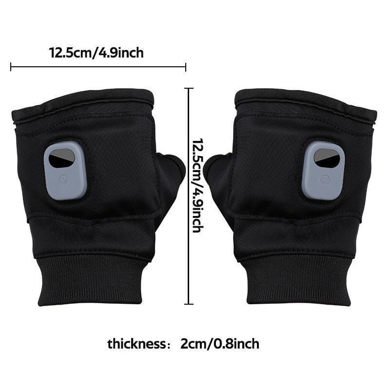 Wearable heating gloves