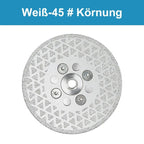 Galvanized diamond blade for cutting stone edges