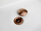Bagnolux Rose Gold Sink Drain Valve