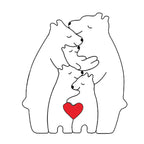 CozyBears Wooden Family Puzzle