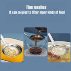 Fine mesh strainer in stainless steel