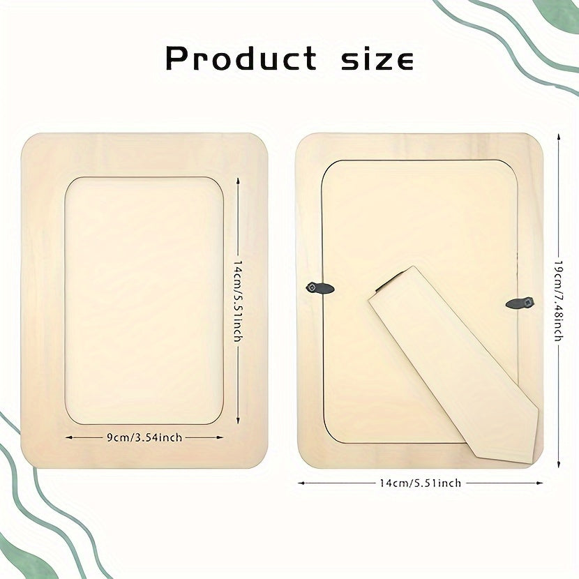 CreativeFrame – Set of 10 DIY Photo Frames Wood