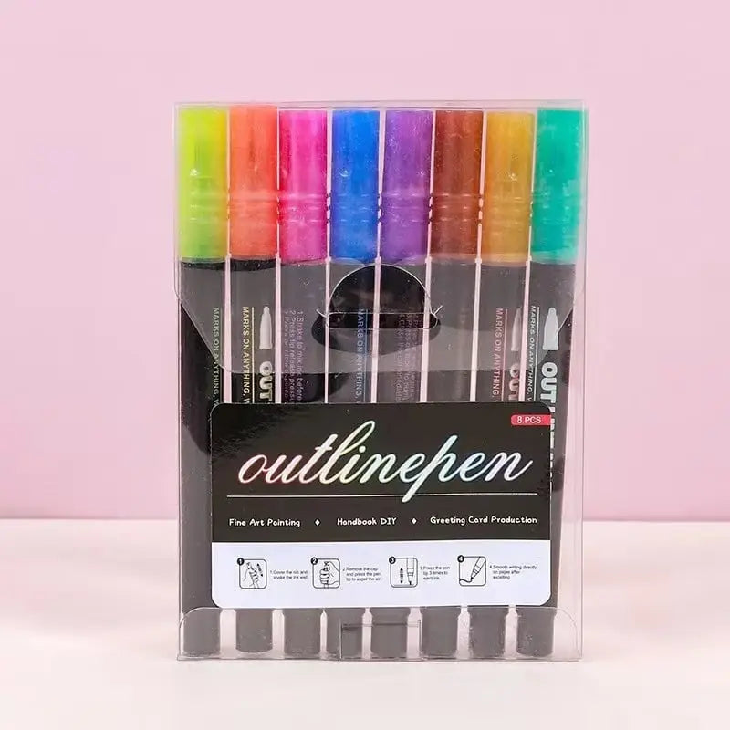 StrahlKraft Metallic Marker Set — Make Your Art The Shining Center Of Attention!