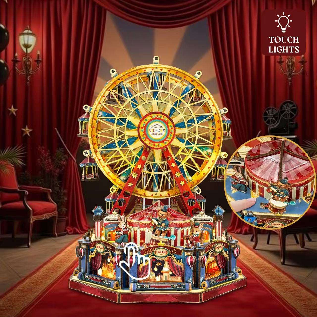 Century Ferris Wheel 3D Wooden Mechanical Puzzles