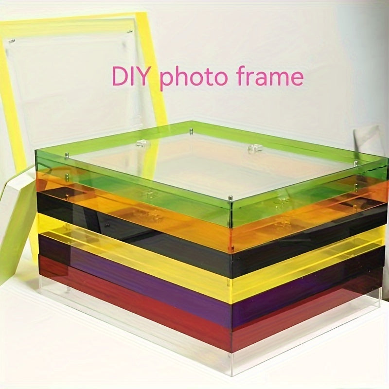 VividFrame – Colorful Transparent Photo Frame for Wall and Table
