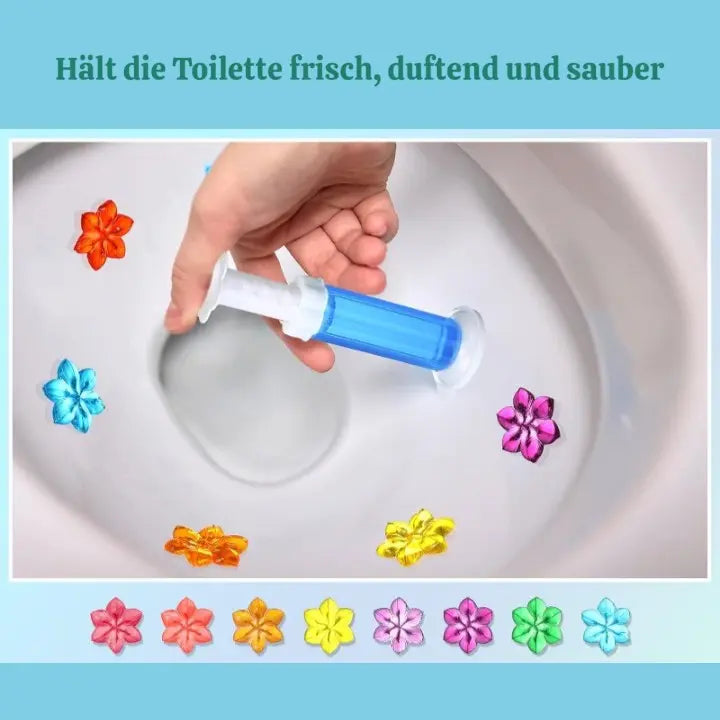 12-piece gel stamp set for the toilet — Transform every flush into an explosion of irresistible freshness!
