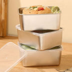Stainless Steel Food Storage Container with Lid, Lunch, Snack Storage Box