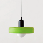 Colorful Pendant Lamp in Bauhaus Style - StiloGlas