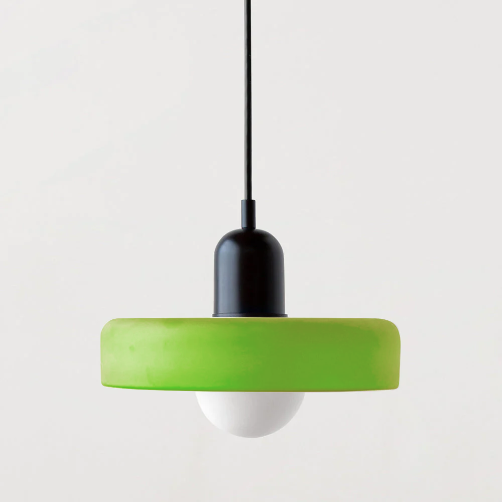 Colored Glass Pendant Lamp - BauLume