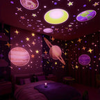Magical Children's Room Lamp with Star Effect