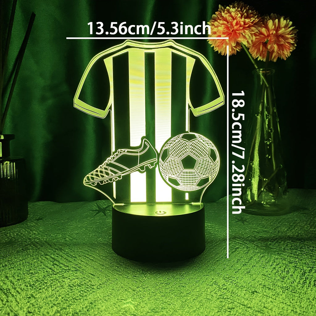SportGlow Lamp - 3D LED Night Light for Football Fans