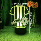 SportGlow Lamp - 3D LED Night Light for Football Fans