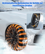 Non-slip tire chain | Ultimate car safety