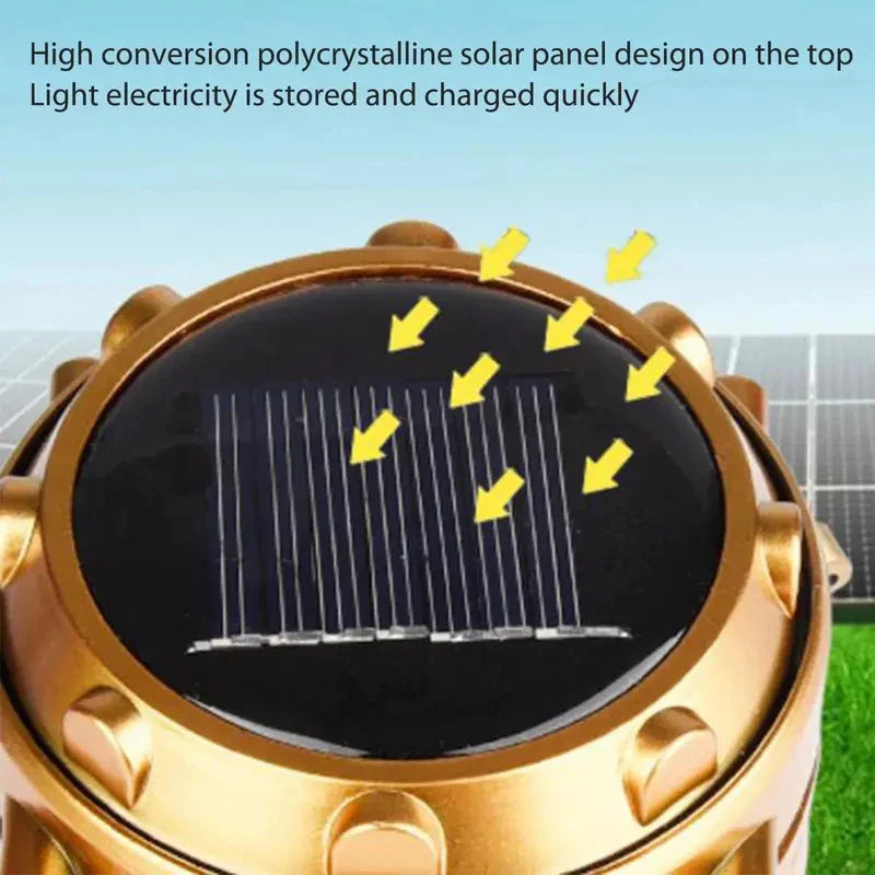 Solar Camping Lamp with USB Charging – Portable LED Lantern for Outdoor Activities and Emergencies