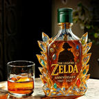 The Dazzling Legend Of Zelda 38th Anniversary 1987-2025 Whisky Bottle - A Masterpiece in Crystal & Spirit
