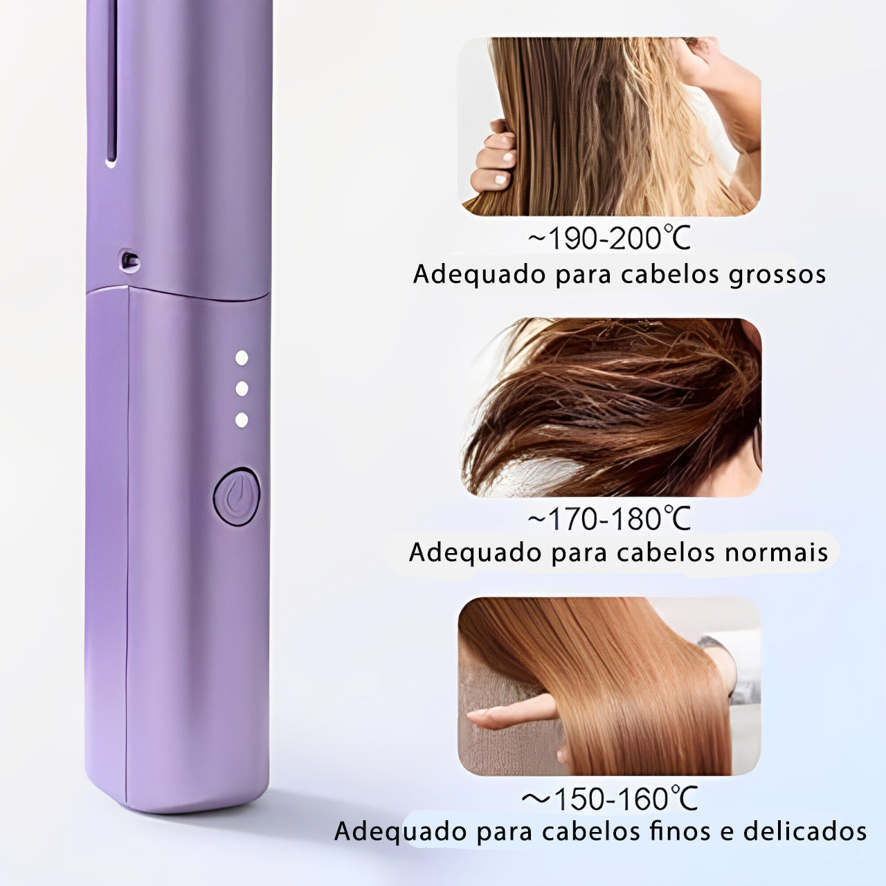 Glatzza Mini-Smoothing Brush — Silky smooth dream hair in 60 seconds that captivates all eyes!