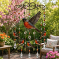 Garden Bird Crystal Suncatcher Wind Chime - 6 Styles