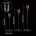 LumenAcry Acrylic Candle Holder Set (3-piece)