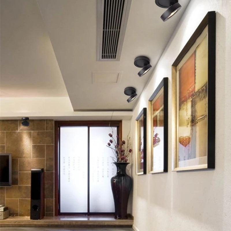 Industrial Geometric Metal Ceiling Spot