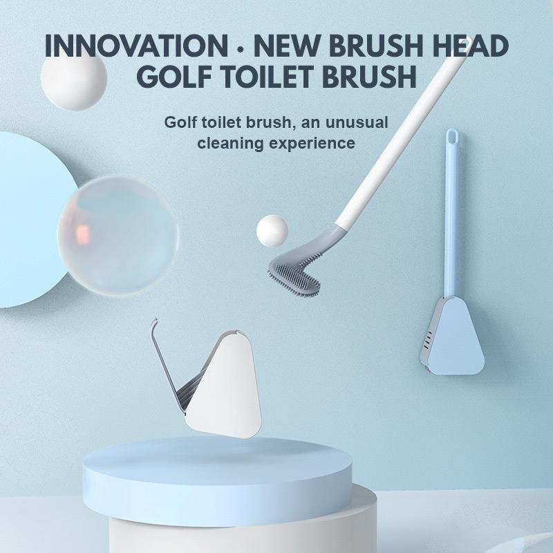Toilet brush with long handle