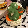 Plush Dinosaur + Eggshell - Small