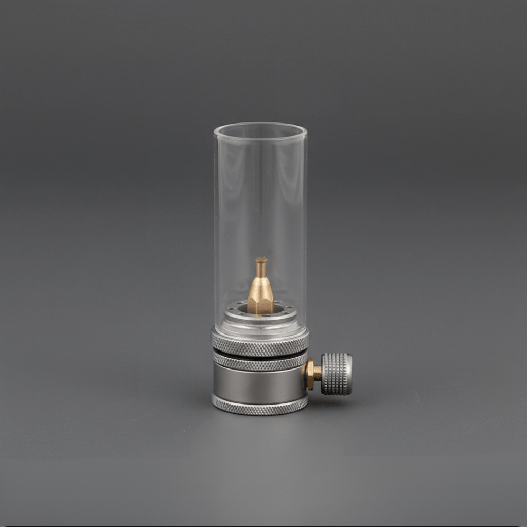 Portable butane lamp for bright & adjustable light