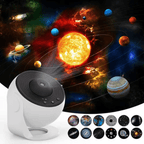 HD starry sky projector with 13 galaxy discs