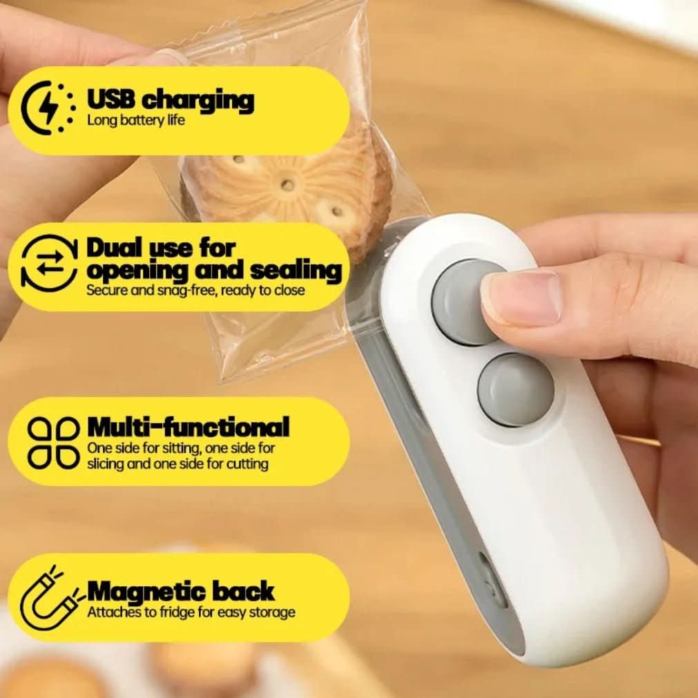 Manual pocket sealer for fresh food