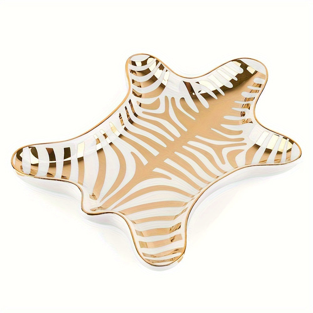 Charming CeramicDish - Elegant Ceramic Jewelry Bowl