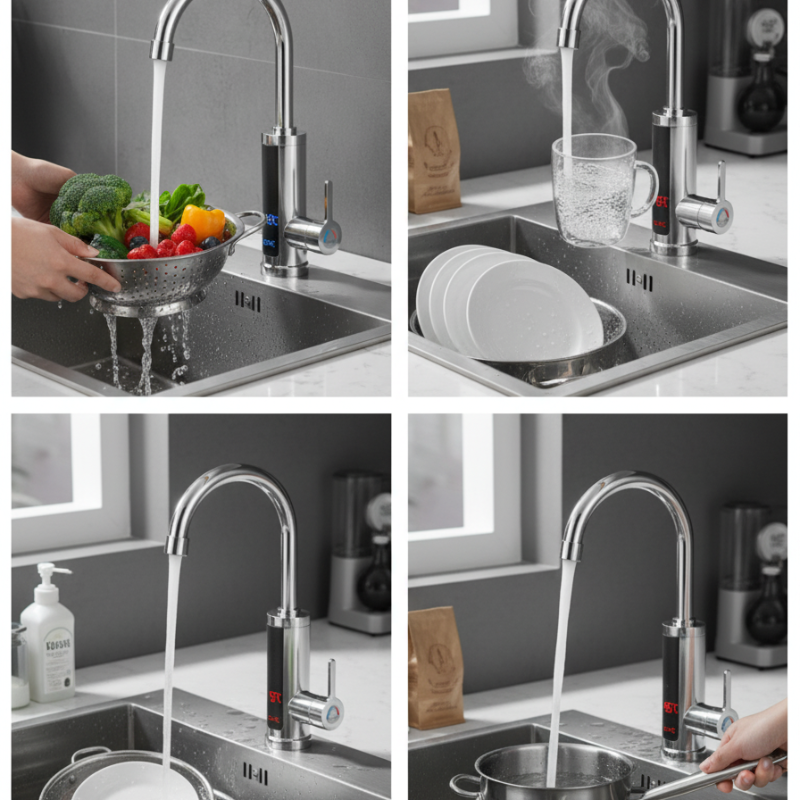 QuickFlow – Instant hot water on demand for faster kitchen tasks