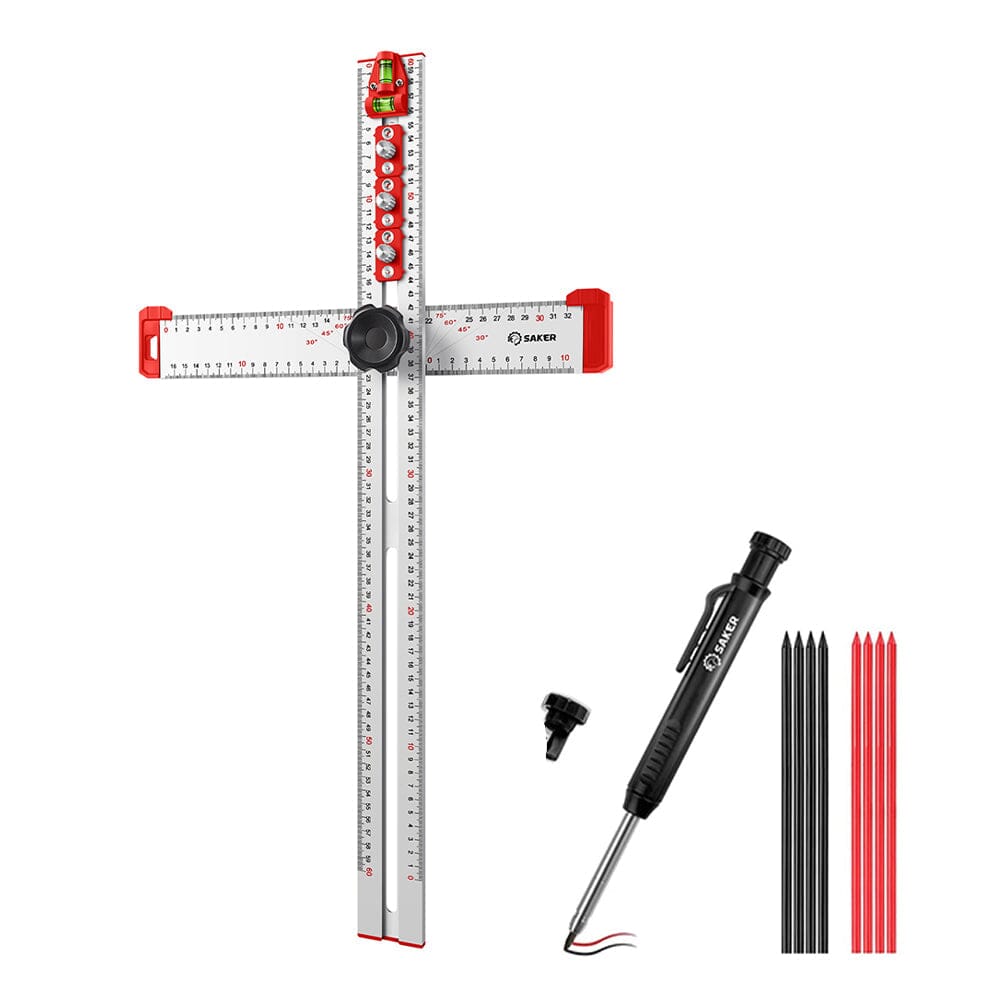 4 in 1 drilling position gauge